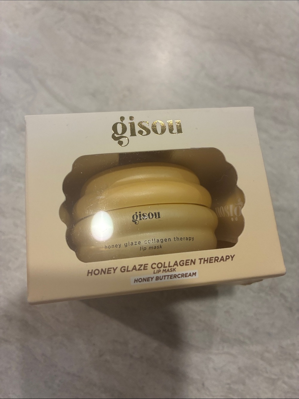 Gisou Honey Glaze Collagen Therapy Lip Mask - Honey Buttercream